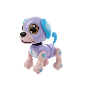 ربات اسباب بازی شارژی سگ سنسوردار بنفش Electronic Robot Dog Smart Pet Purple_اسباب بازی